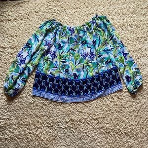 Lilly Pulitzer Lou Lou Off-the-Shoulder Top - XS